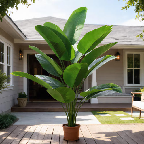 Artificial Banana Leaf Plant